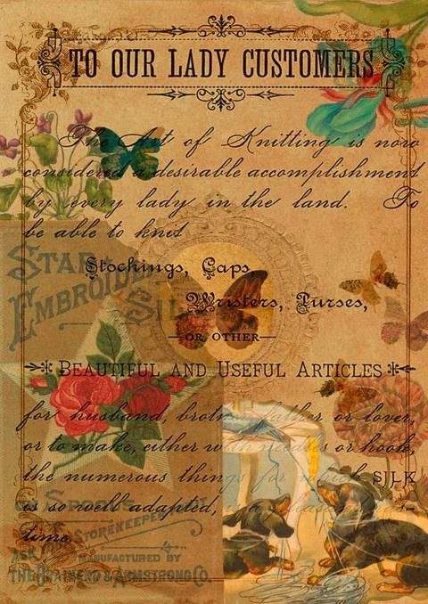Free A4 junk journal collage sheet 2