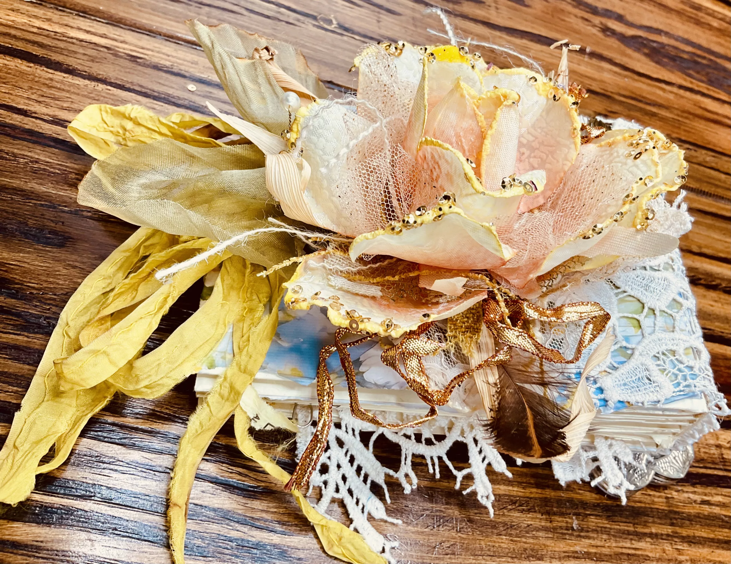 Garden-Themed handmade Junk Journal