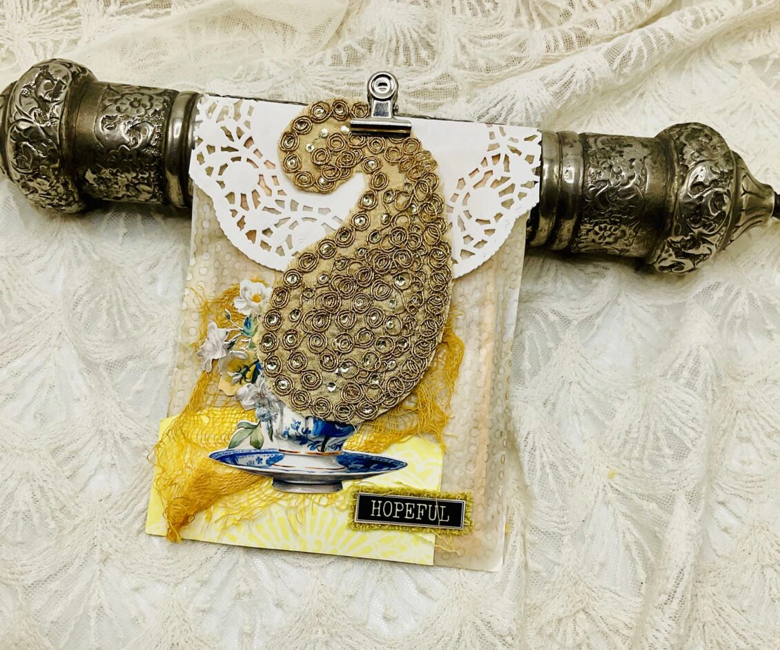 Chinoiserie-Inspired Junk Journal | Vintage Floral Elegance - Image 8