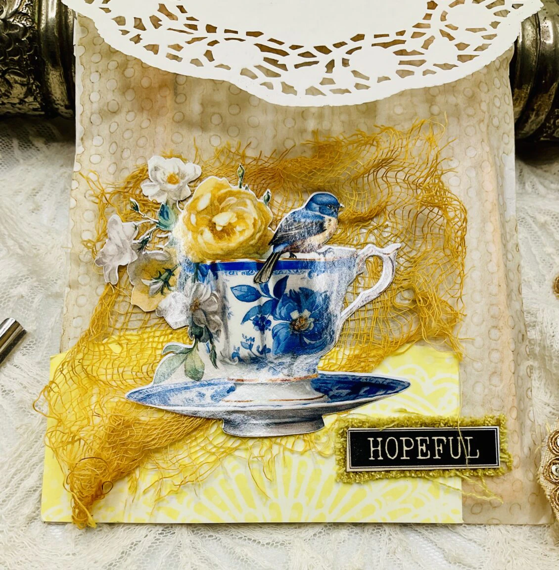Chinoiserie-Inspired Junk Journal | Vintage Floral Elegance - Image 7
