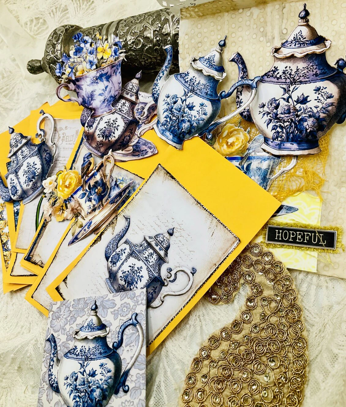 Chinoiserie-Inspired Junk Journal | Vintage Floral Elegance - Image 6