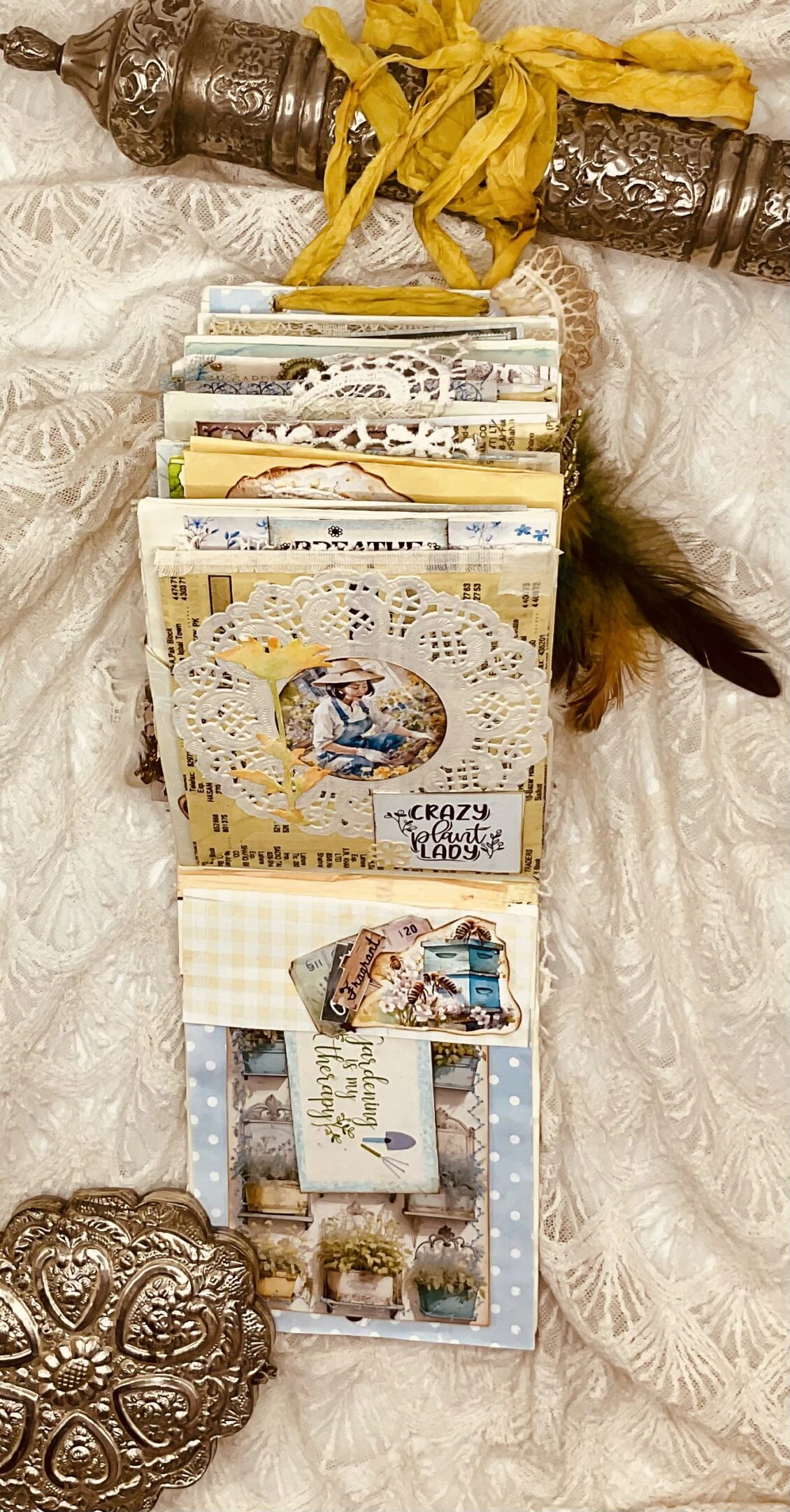 Garden-Themed handmade Junk Journal - Image 7