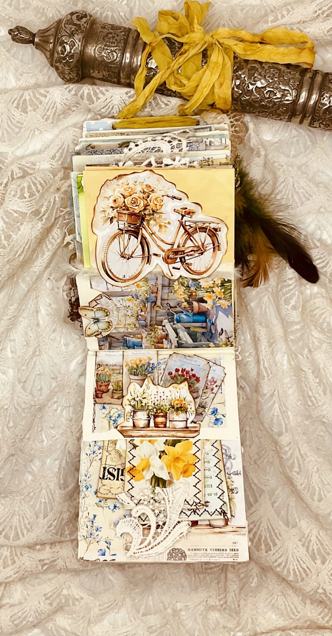 Garden-Themed handmade Junk Journal - Image 6