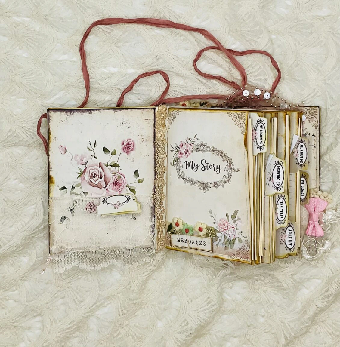 Handcrafted Life Story Journal with Guided Journal Prompts and Legacy Sections - Image 11
