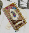 One-of-a-Kind Boho-Style Journal with Traditional Pakistani Embroidery and Vintage Papers