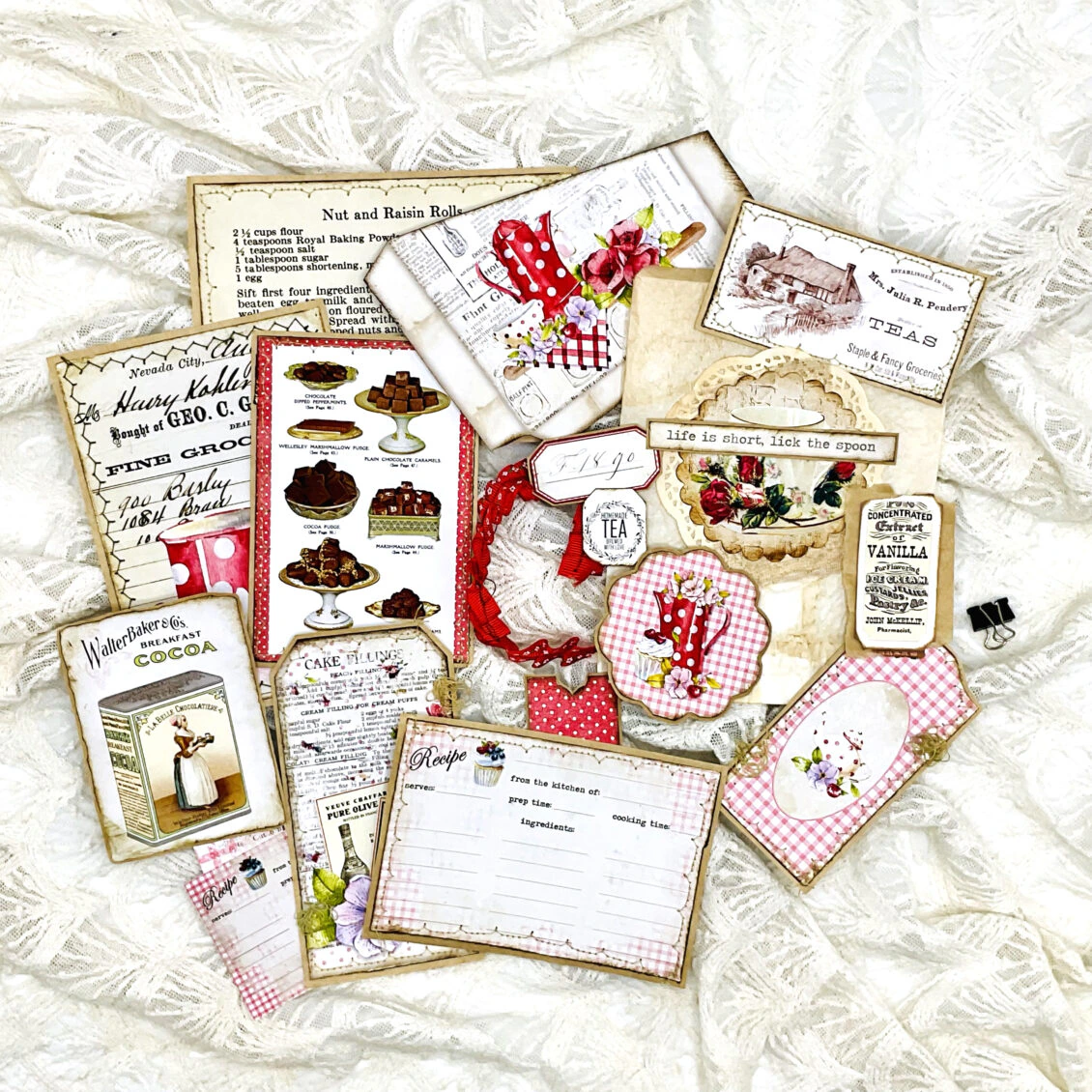 Handmade Vintage Junk Journal Ephemera - Image 2