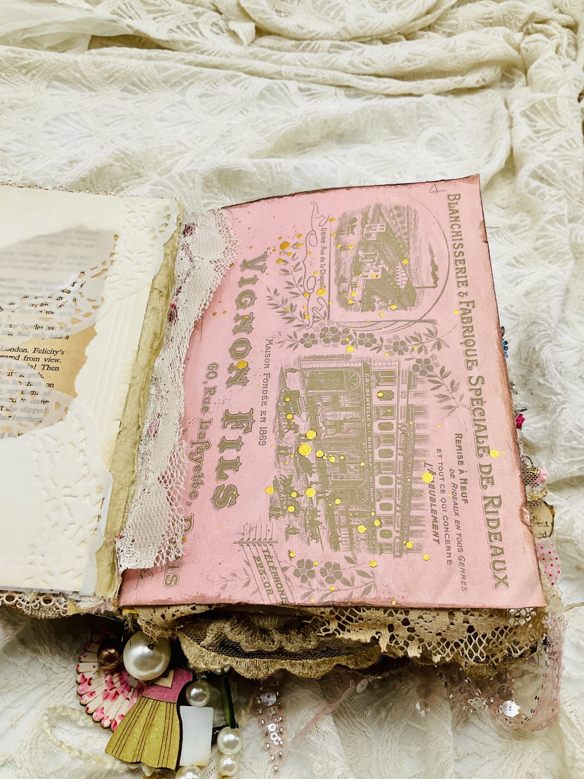 Parisian Pink junk journal