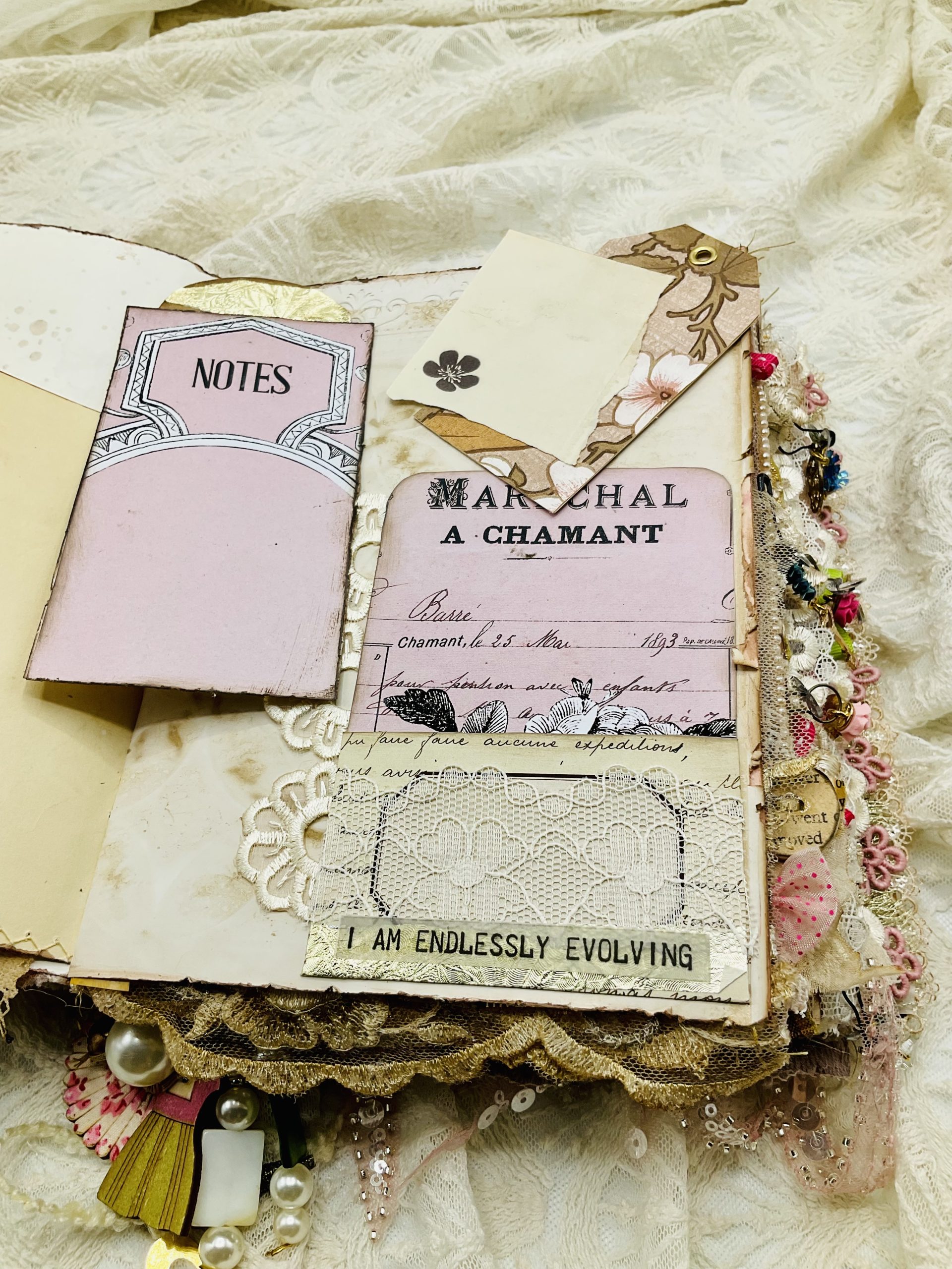 Parisian Pink junk journal