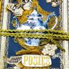 How I Made a Chinoiserie Inspired Junk Journal — handmade vintage journal with tea-dyed papers